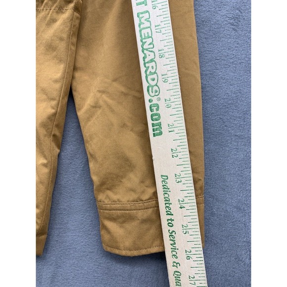 George Men's Twill Jacket Small Workwear Dark Camel Tractor Chore Farm Factory - Picture 5 of 16